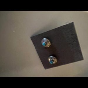 sterling silver and turquoise studs earrings NWT